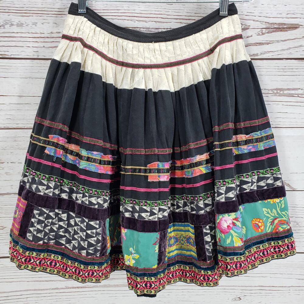 Anthropologie by Corey lynn Calter Women's Silk Blend Skirt Size Medium
